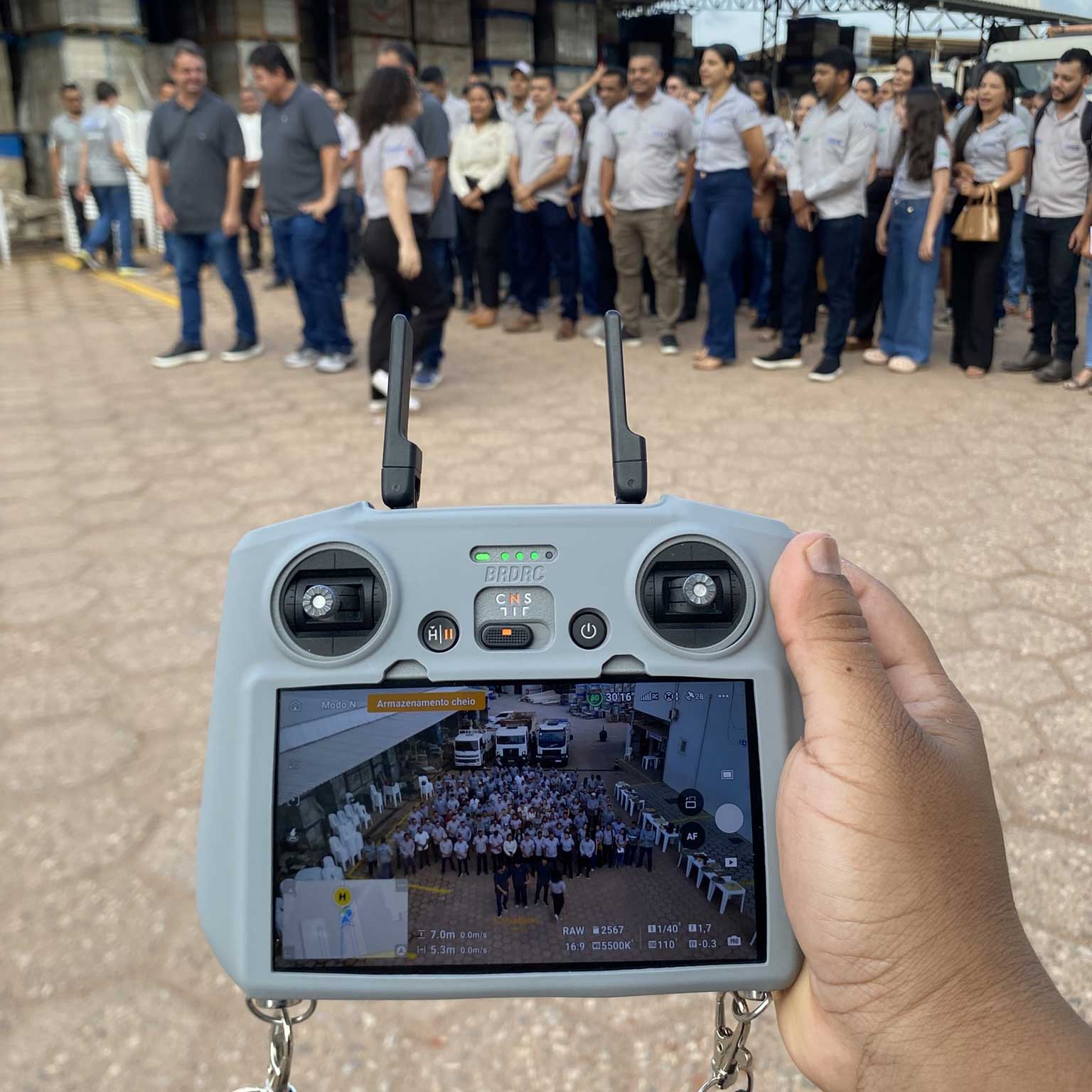 Cobertura com Drone
